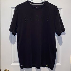 Nike DRI-FIT Tee Shirt. Black Size L